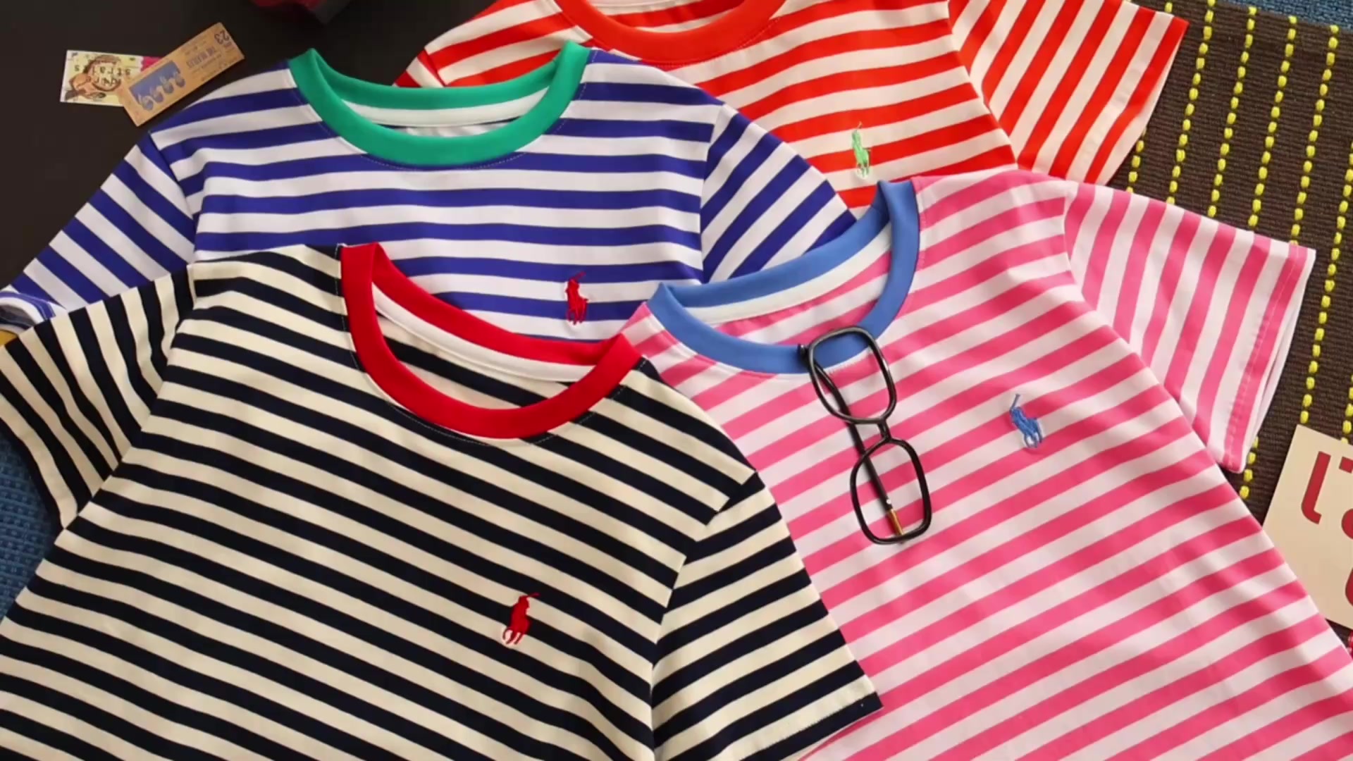 Ralph Lauren Striped Cotton Jersey Tee · A3028 — תמונה 4