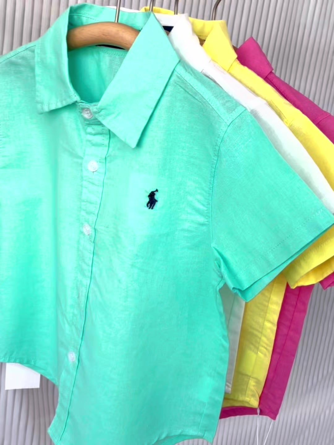 Polo Ralph Lauren Linen Short-Sleeve Sport Shirt · A3067 — תמונה 2