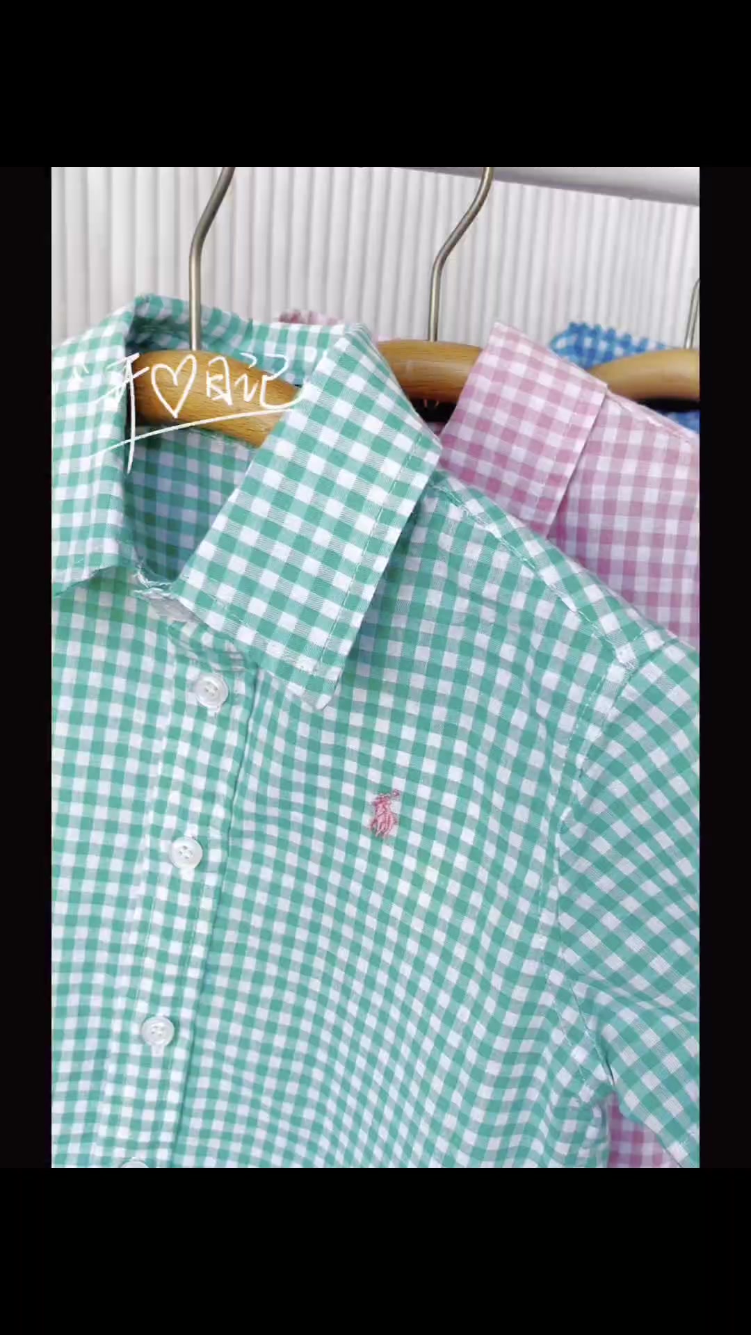 Ralph Lauren Gingham Cotton Poplin Shirt · A3068 — תמונה 2