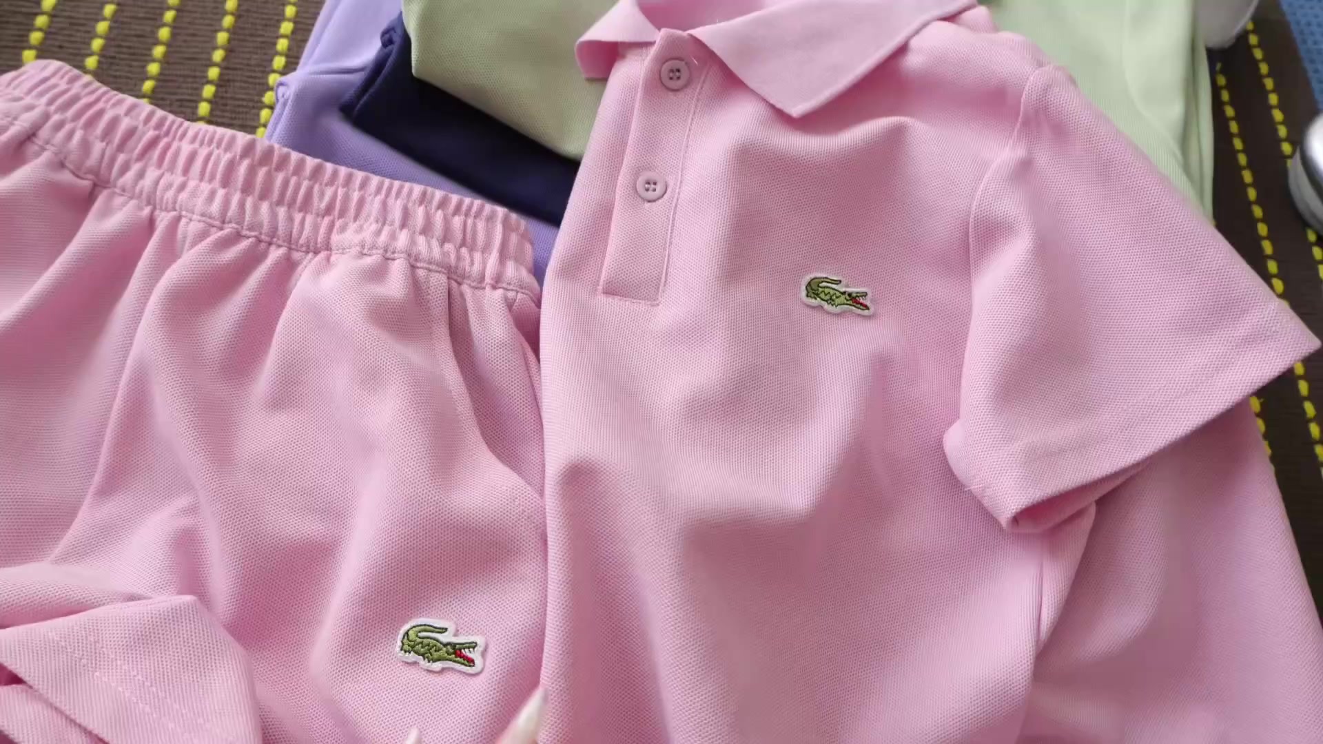 Lacoste Scalloped Collar Piqué Polo · A3242 — תמונה 4