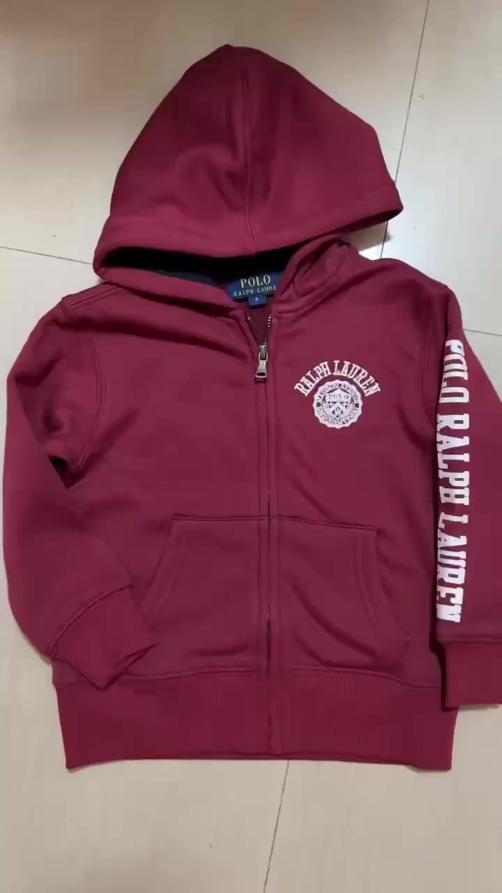 Ralph Lauren Logo Fleece Full-Zip Hoodie · A2809 — תמונה 2