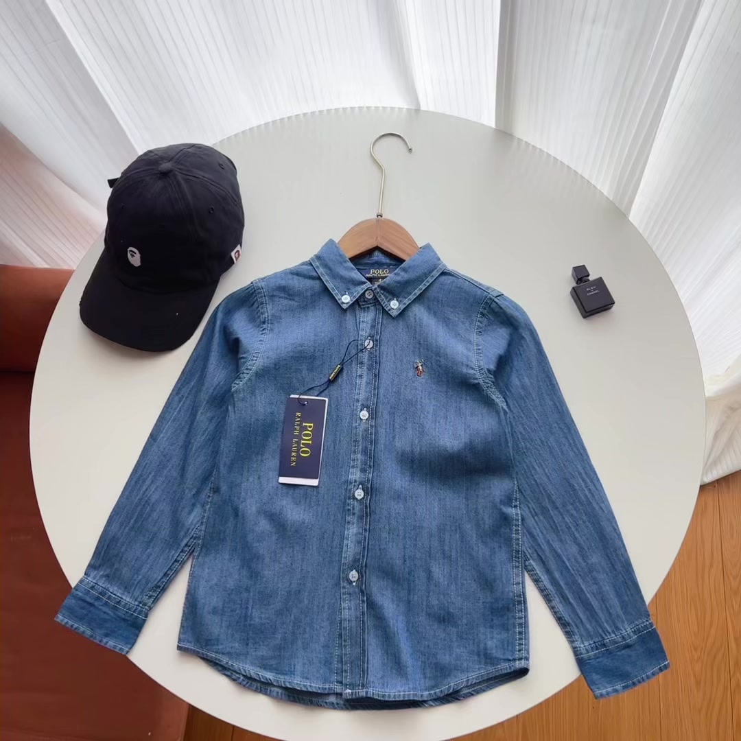 Ralph Lauren Denim Polo Pony Shirt · A2595 — תמונה 2