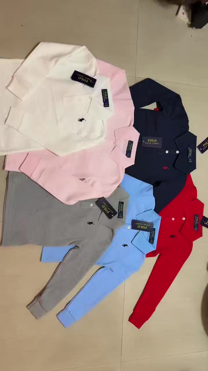 Ralph Lauren Solid Long-Sleeve Polo Shirt · A2941 — תמונה 2
