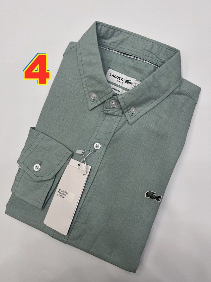 Lacoste Regular Fit Stretch Poplin Shirt · 6138 — תמונה 11