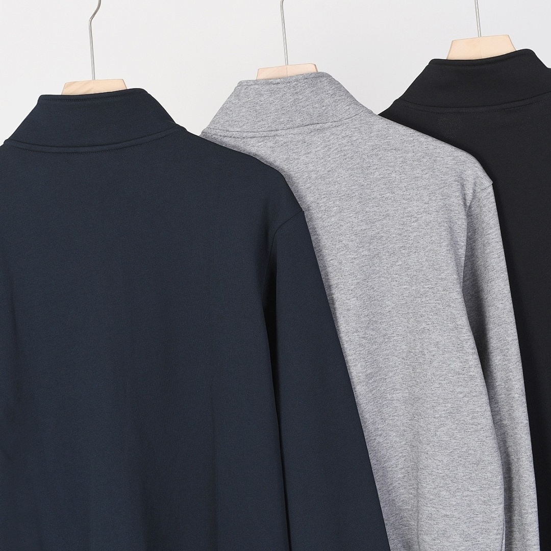 Lacoste Zipped Cotton Fleece Sweatshirt · 6139 — תמונה 9