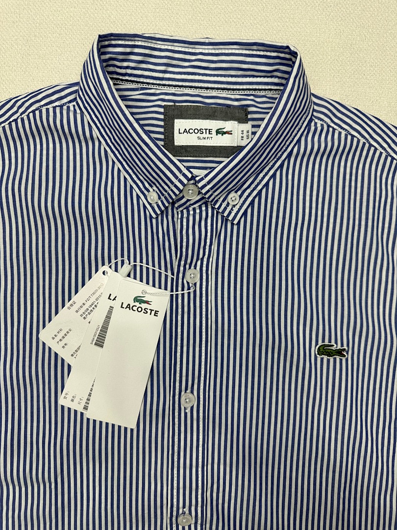 Lacoste Regular Fit Striped Linen Shirt · 6137 — תמונה 4