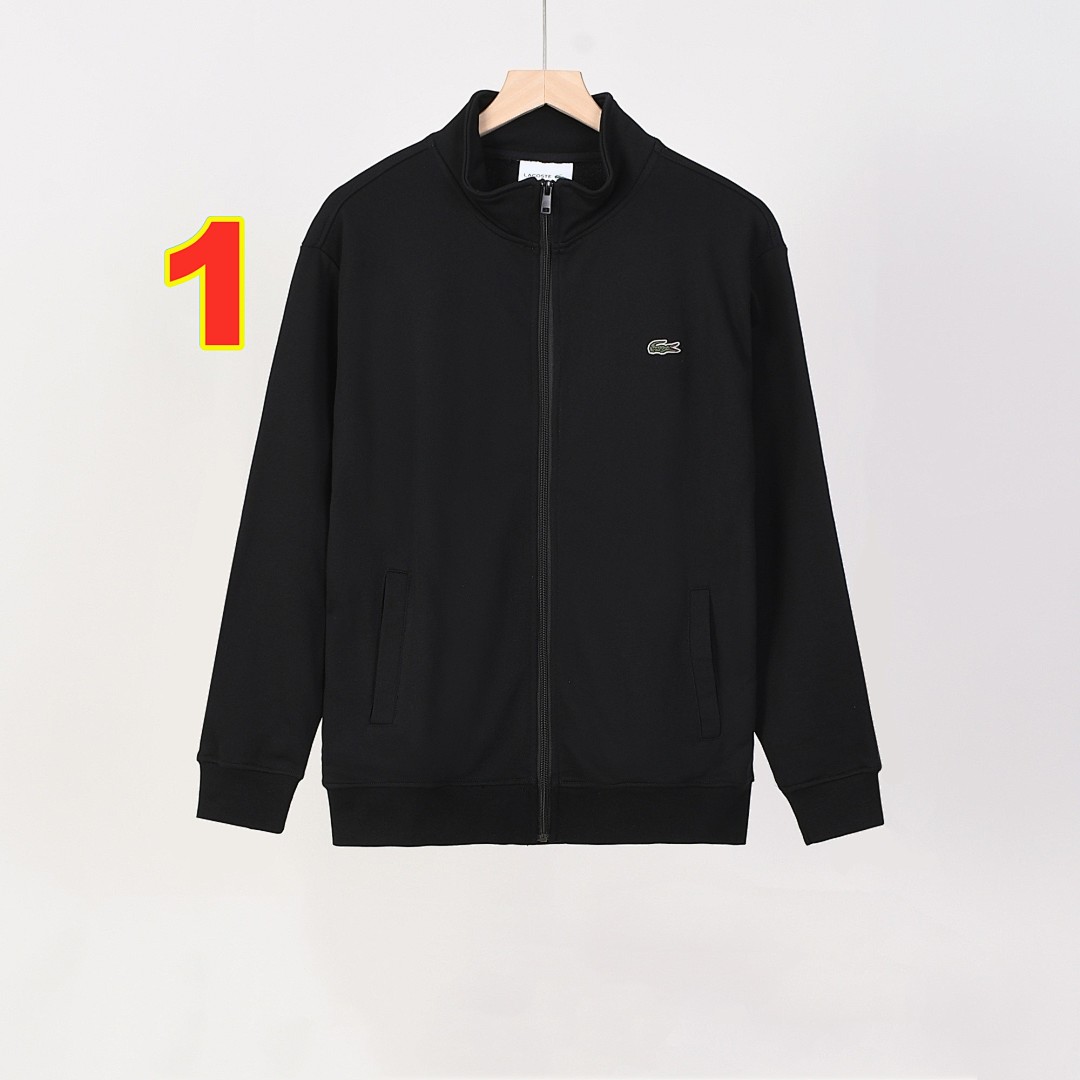 Lacoste Zipped Cotton Fleece Sweatshirt · 6139
