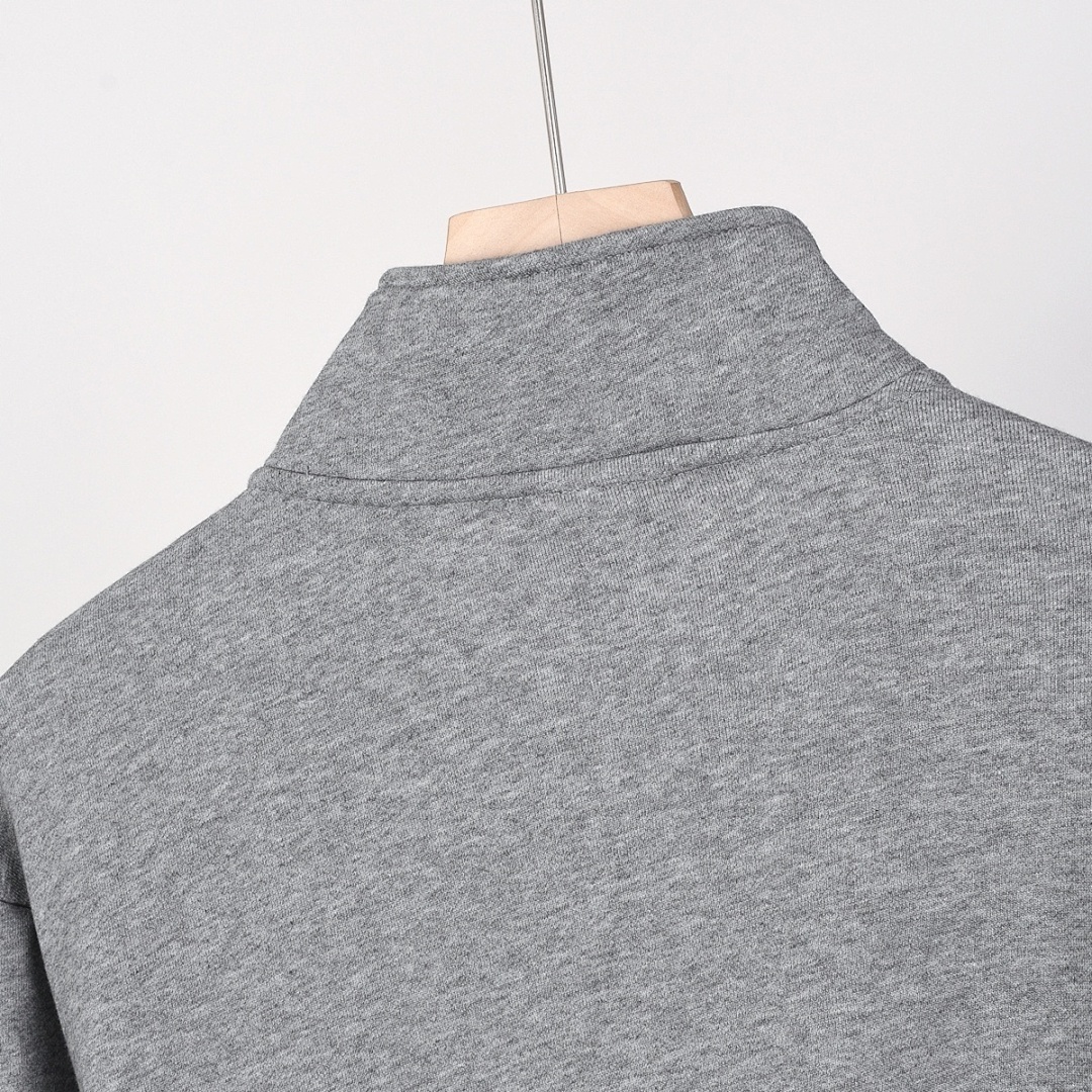 Lacoste Zipped Cotton Fleece Sweatshirt · 6139 — תמונה 6
