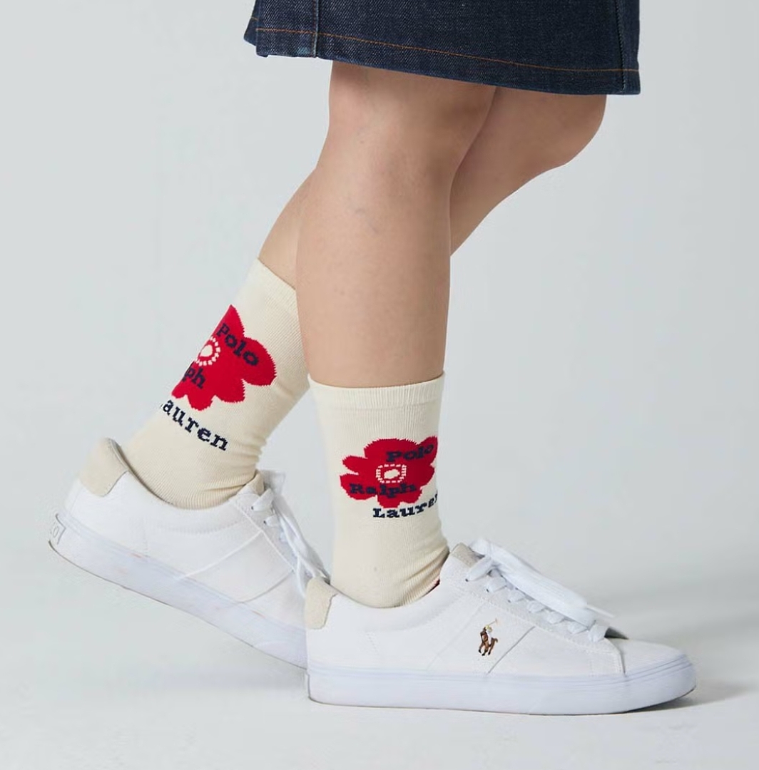 Polo Ralph Lauren Polo Bear Floral Crew Socks · A3059 — תמונה 16