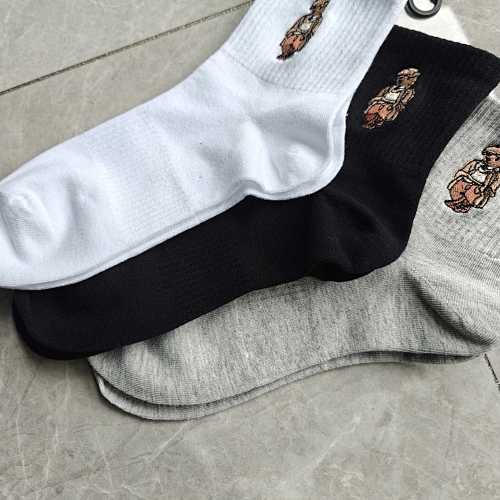 Ralph Lauren Polo Bear Socks 3-In-1 Set · A3022