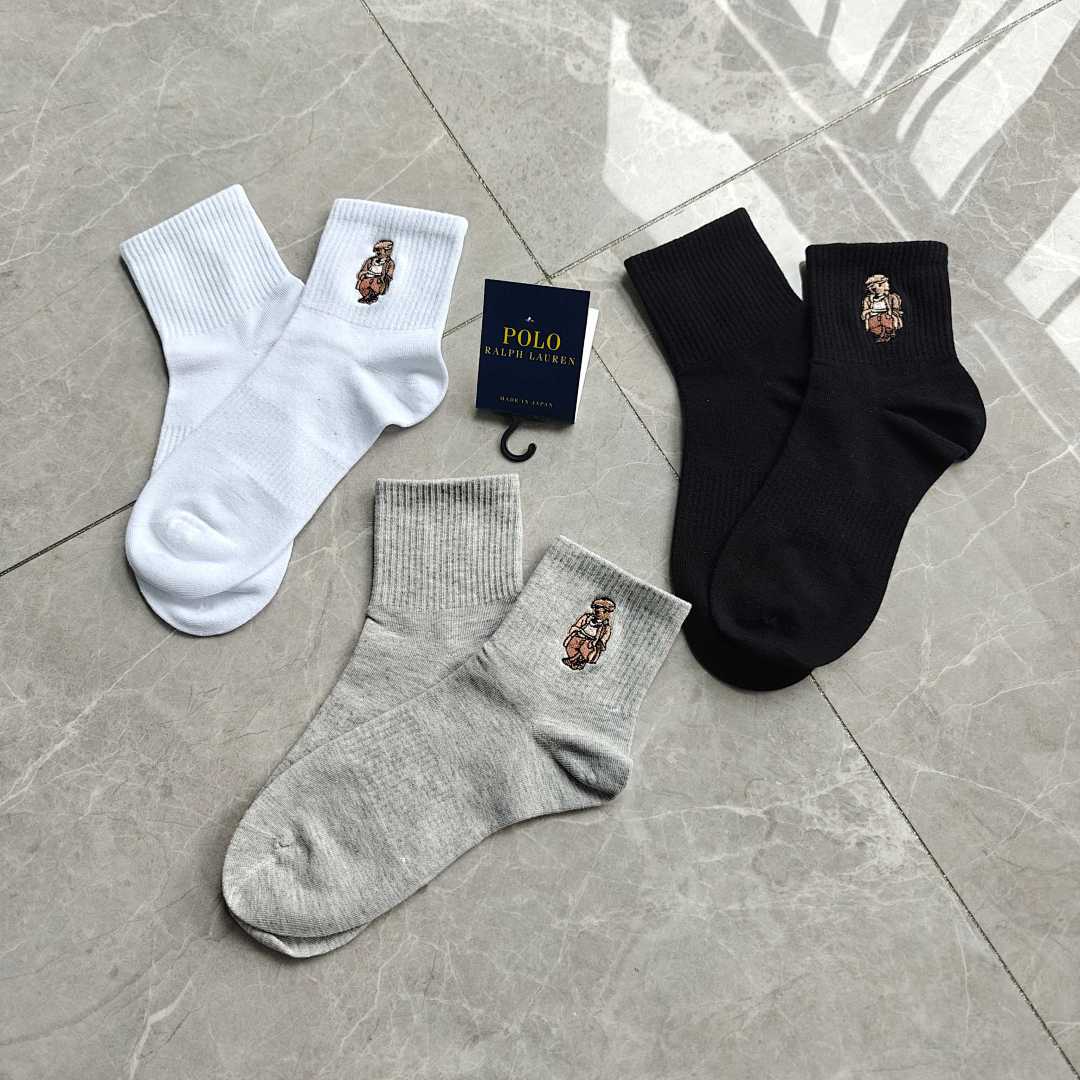 Ralph Lauren Polo Bear Socks 3-In-1 Set · A3022 — תמונה 9