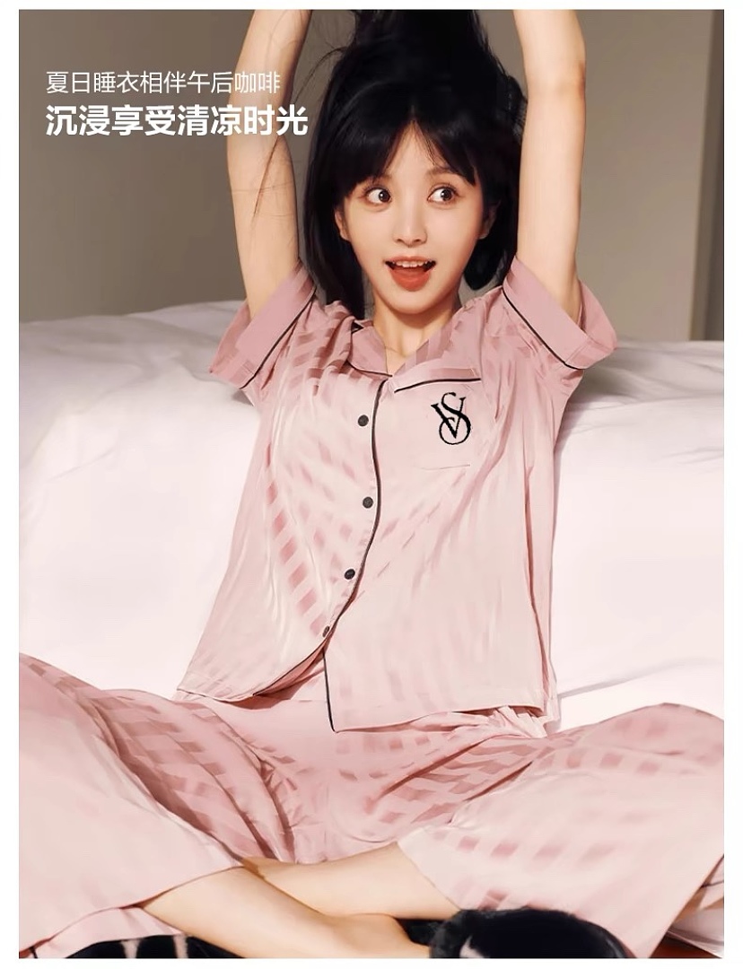 Victoria's Secret Signature Satin Short Pajama Set · A3061 — תמונה 60