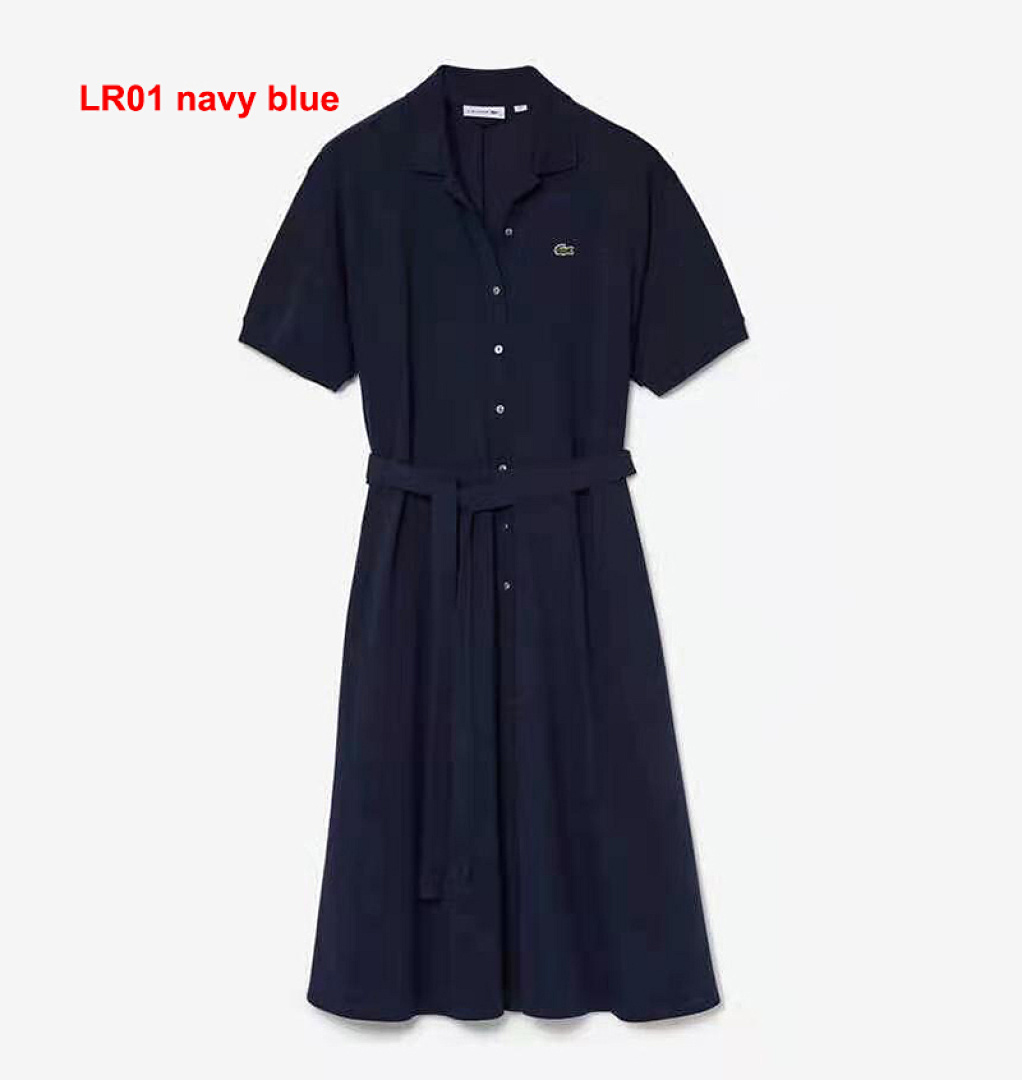 Lacoste Belted Piqué Polo Dress · A649 — תמונה 12