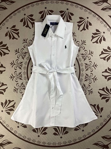 Polo Ralph Lauren Sleeveless Belted Shirt Dress · A2389
