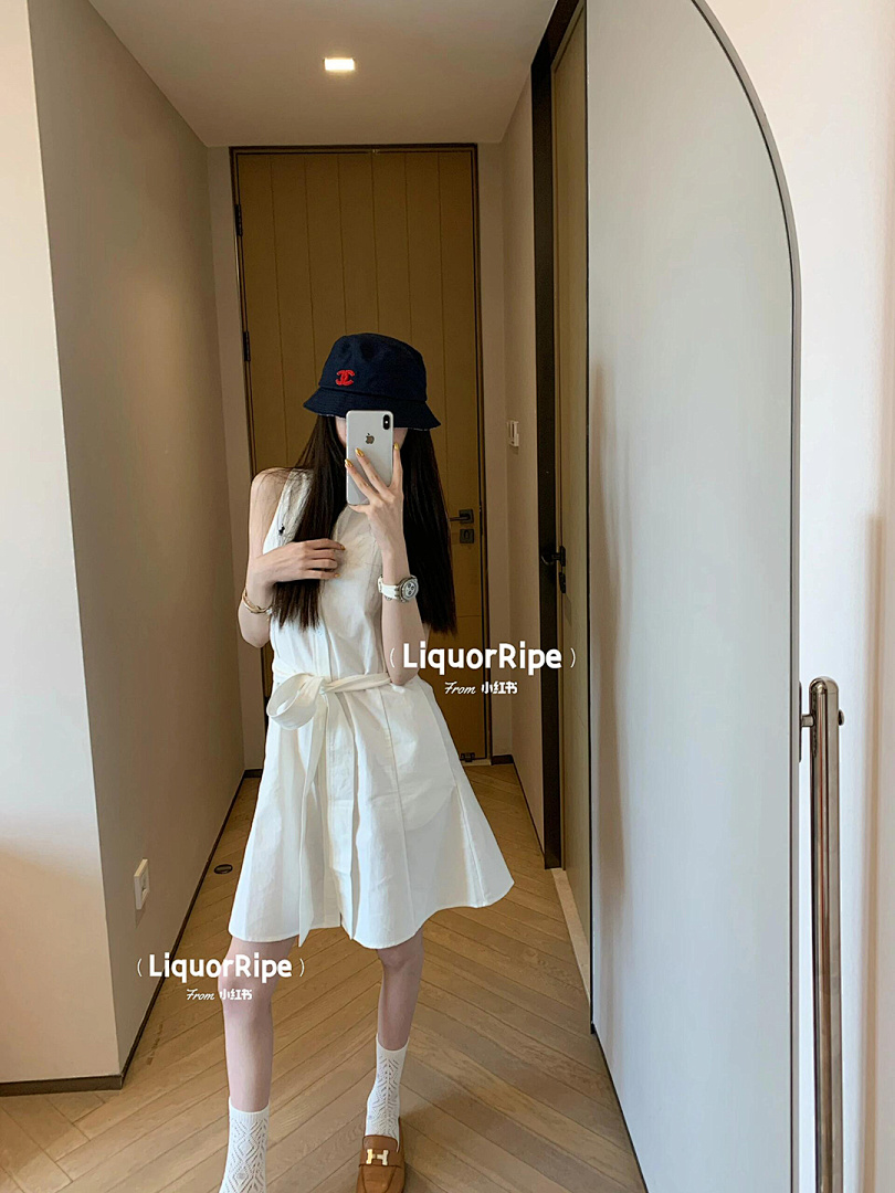 Polo Ralph Lauren Sleeveless Belted Shirt Dress · A2389 — תמונה 3