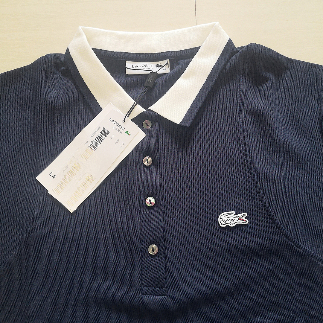 Lacoste Stretch Polo Collar Skater Dress · A1986 — תמונה 3