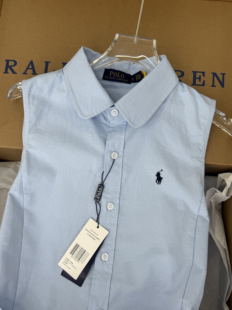 Ralph Lauren Sleeveless Cotton Oxford Shirtdress · A3206 — תמונה 10