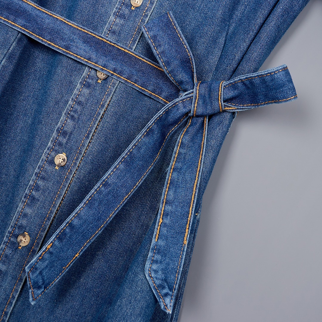 Tommy Hilfiger — שמלת ג'ינס · A3413 — תמונה 12