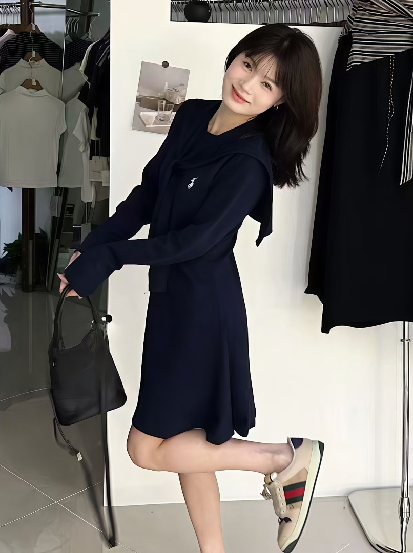 Ralph Lauren Cable Knit Zip Mini Dress · A2537 — תמונה 3