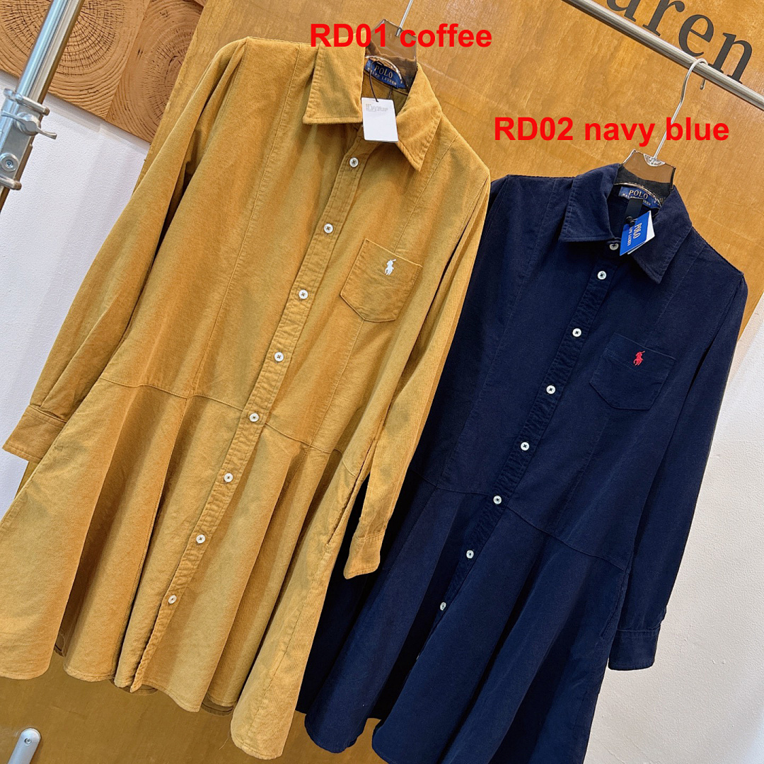 Polo Ralph Lauren Corduroy Collared Shirt Dress · A2891 — תמונה 28