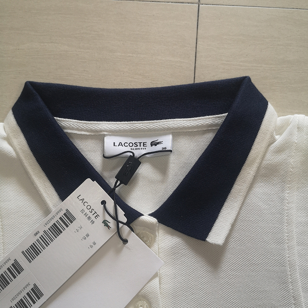 Lacoste Stretch Polo Collar Skater Dress · A1986 — תמונה 7