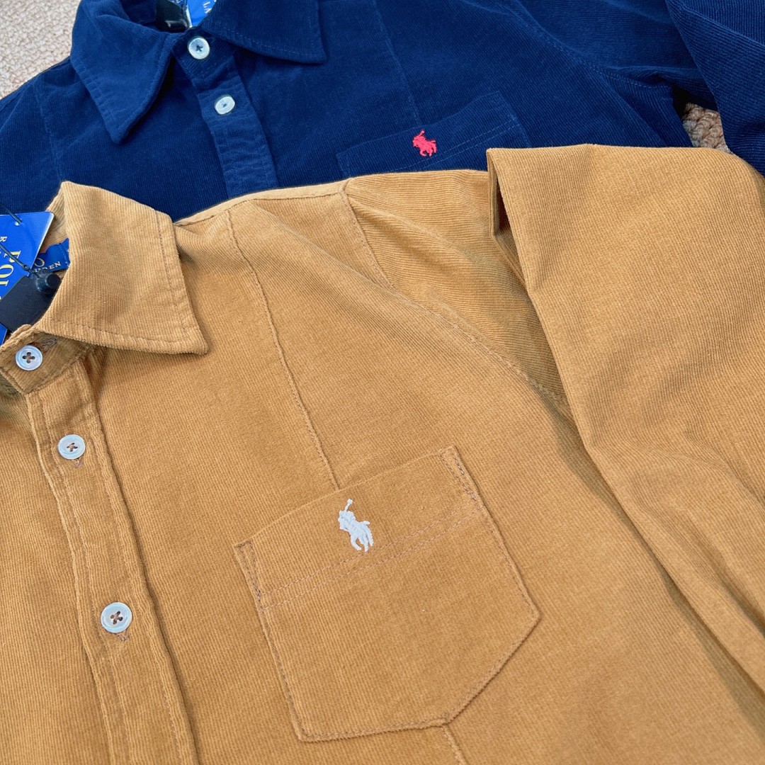 Polo Ralph Lauren Corduroy Collared Shirt Dress · A2891 — תמונה 6
