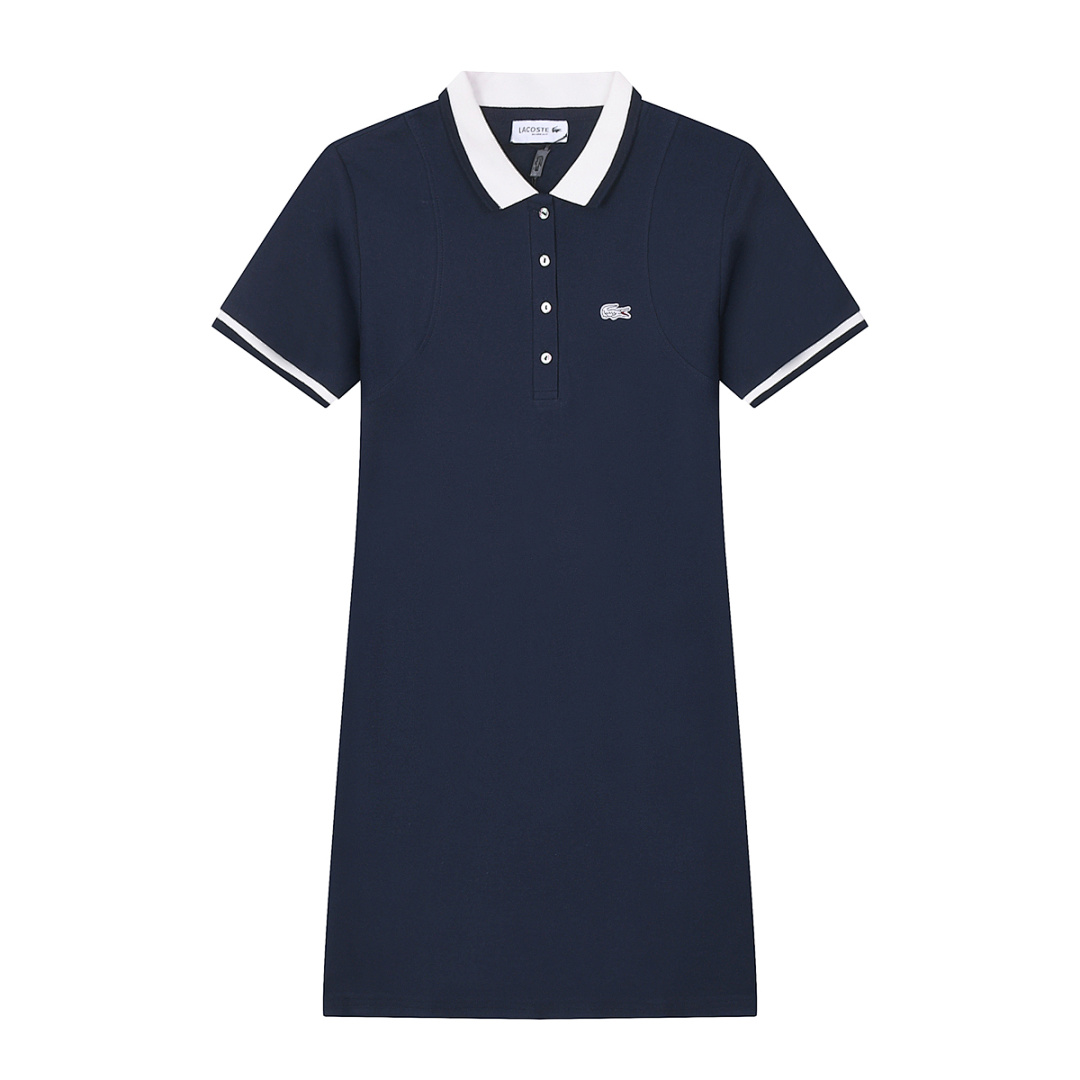Lacoste Stretch Polo Collar Skater Dress · A1986 — תמונה 38