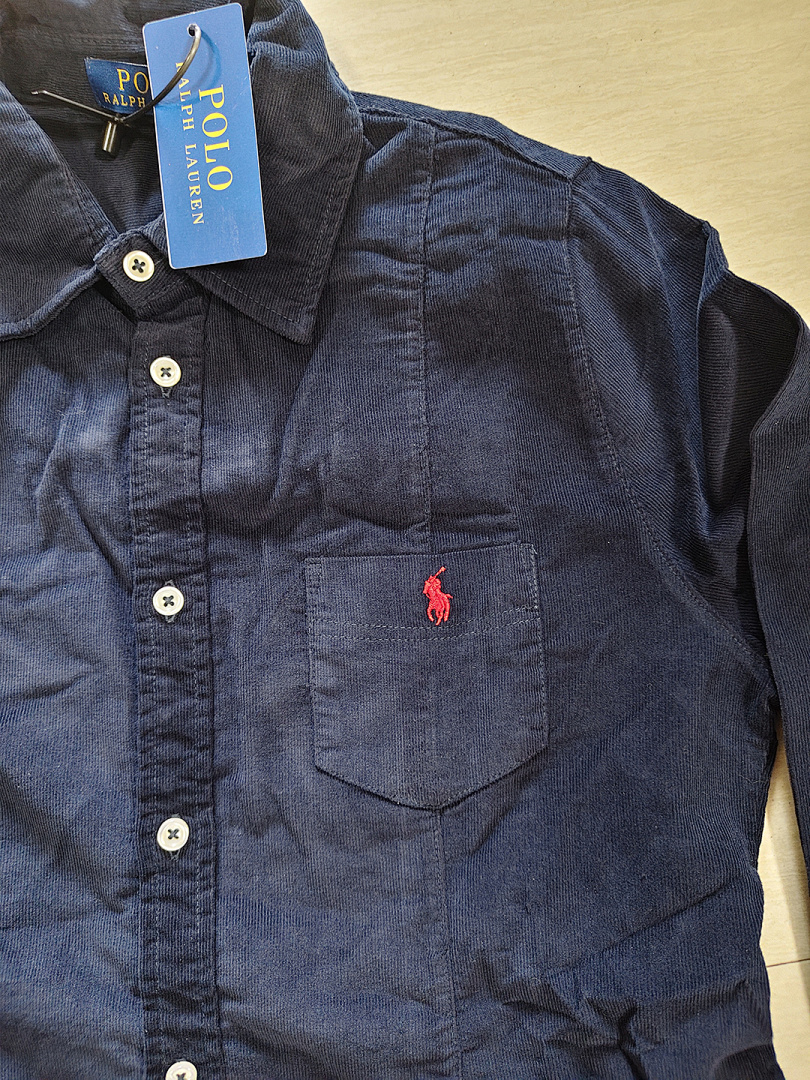 Polo Ralph Lauren Corduroy Collared Shirt Dress · A2891 — תמונה 3