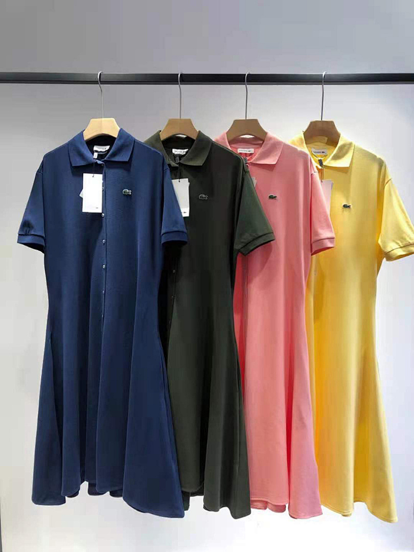 Lacoste Belted Piqué Polo Dress · A649 — תמונה 13