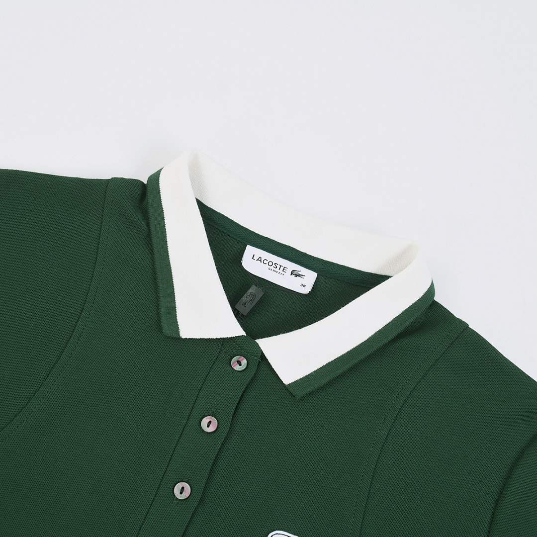 Lacoste Stretch Polo Collar Skater Dress · A1986 — תמונה 32