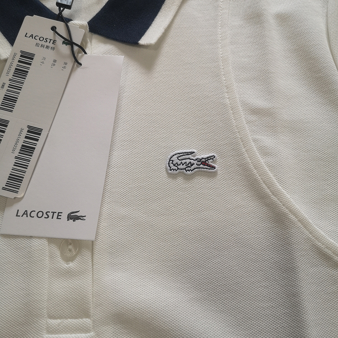 Lacoste Stretch Polo Collar Skater Dress · A1986 — תמונה 9
