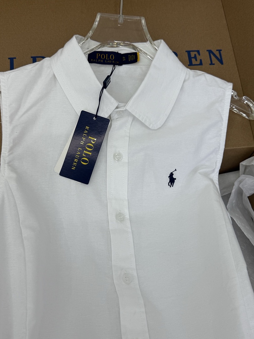 Ralph Lauren Sleeveless Cotton Oxford Shirtdress · A3206 — תמונה 3