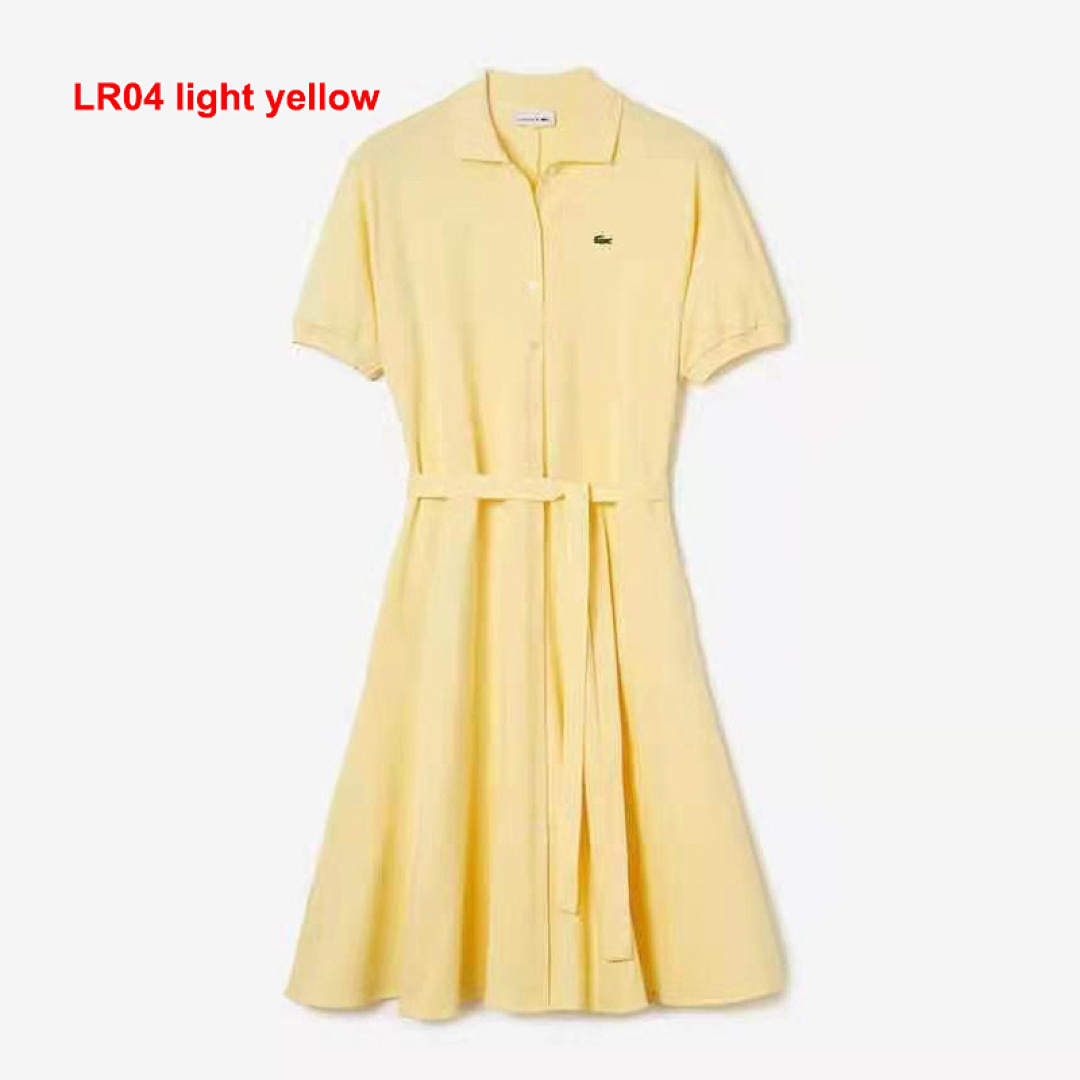 Lacoste Belted Piqué Polo Dress · A649 — תמונה 23