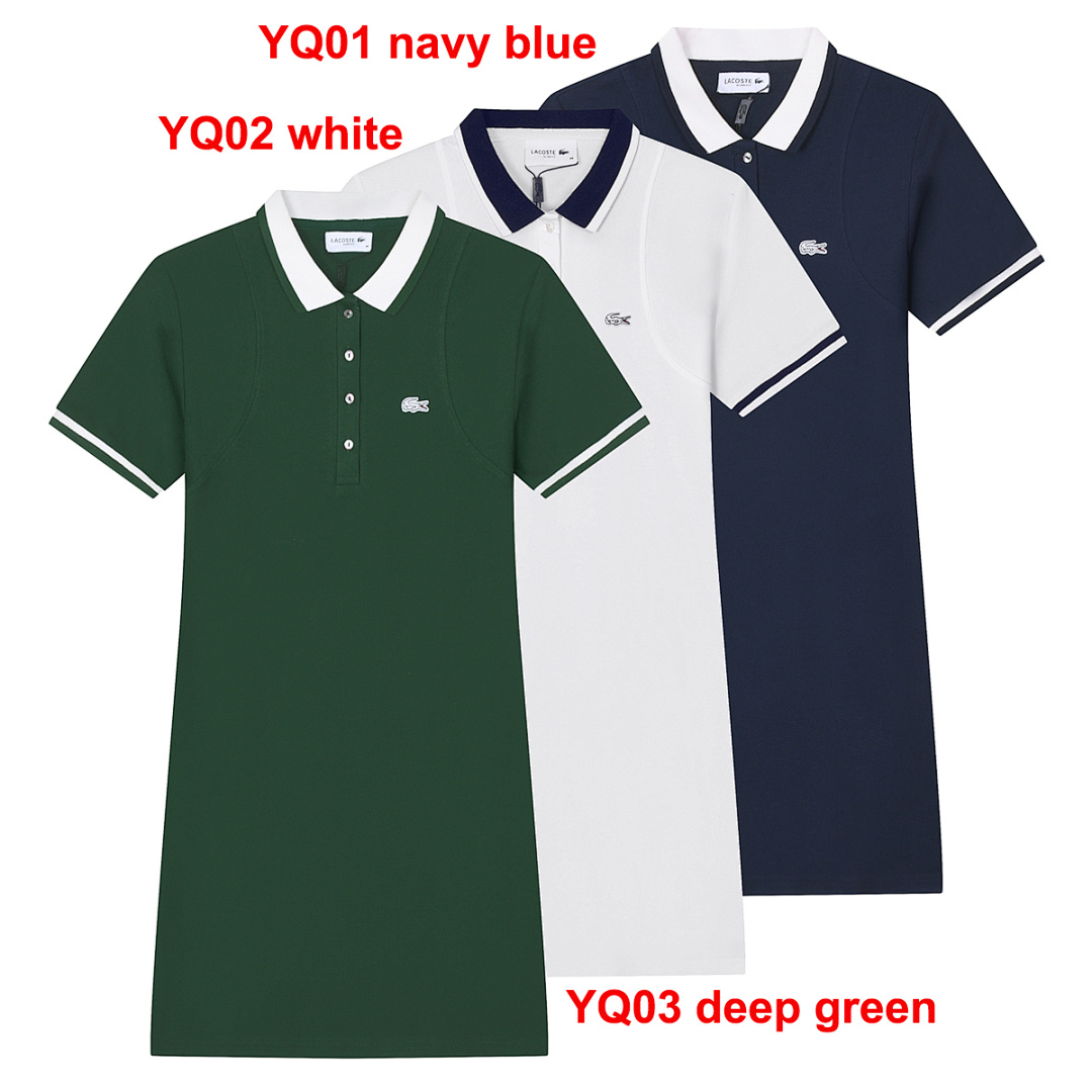 Lacoste Stretch Polo Collar Skater Dress · A1986