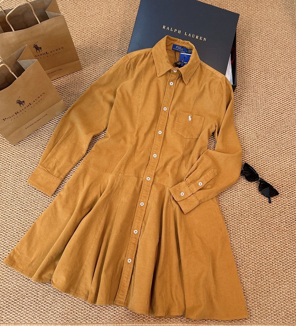 Polo Ralph Lauren Corduroy Shirtdress · A2891 — תמונה 9