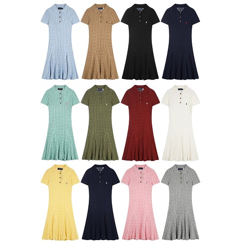 Polo Ralph Lauren Cable Stitch Sweater Dress · A3231