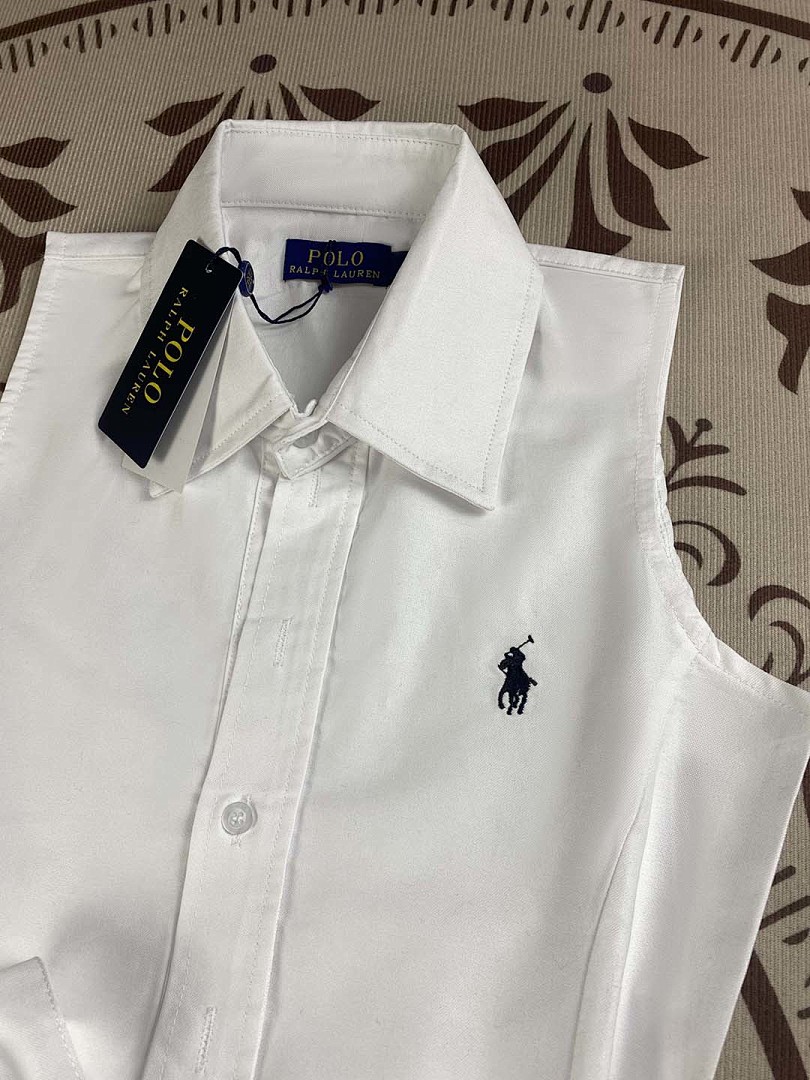 Polo Ralph Lauren Sleeveless Belted Shirt Dress · A2389 — תמונה 14