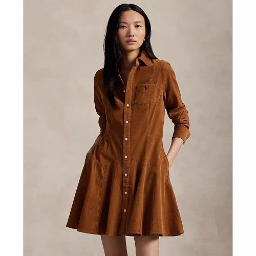 Polo Ralph Lauren Corduroy Shirtdress · A2891